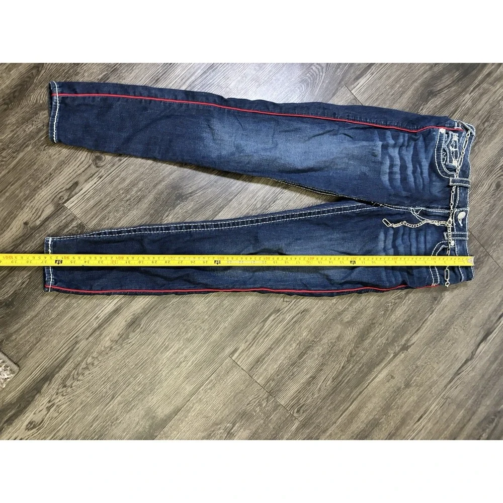 True Religion Halle Skinny Jeans Womens Sz 29 Blue